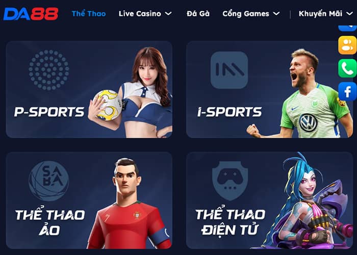 Các bước tham gia Esports DA88